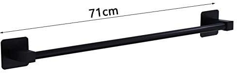 Handtücherstange Edelstahl Handtücherhalter schwarz einzigartiges Badezubehör 70cm