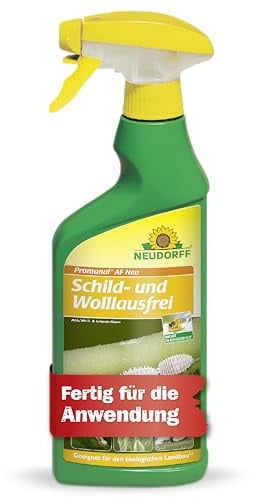 Neudorff Promanal AF Neu Schild- und Wolllausfrei 500 ml - Bekämpft Schildläuse und Wollläuse sowie Spinnmilben an hartlaubigen Zierpflanzen wie z.B. Oleander und Olive
