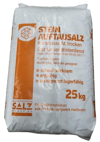 Streusalz | Auftausalz | Nordsalz | 25 kg Sack| für den professionellen Winterdienst | Streugut | sofort verfügbar