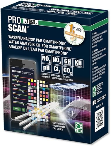 JBL ProScan 25420 Wassertest mit Smartphoneauswertung für Süßwasser Aquarien, 1 Stück (1er Pack)