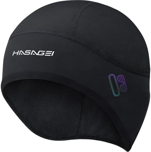 HASAGEI Fahrrad Mütze Winddicht Bike Warm Cap Helm-Unterziehmütze für Herren Damen Thermal Atmungsaktive Motorradfahren Radsport-mützen Kletterhelm Skull Cap (tp 3-Herren)