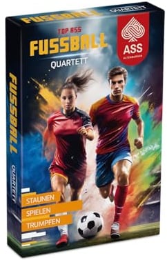 ASS Altenburger 22573007 TOP ASS Fussball Quartett und Trumpf
