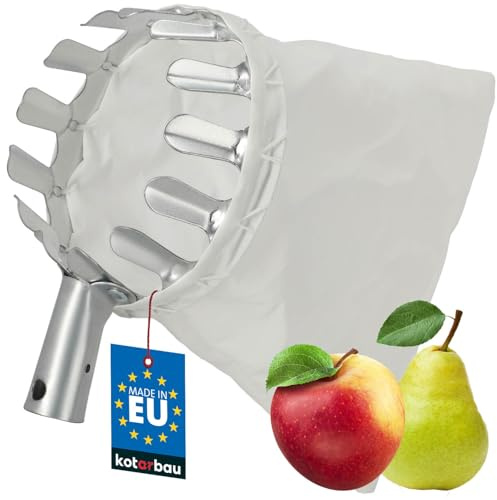 KOTARBAU® Obstpflücker 105mm Erntehelfer zum Pflücken von hochwachsenden Früchten