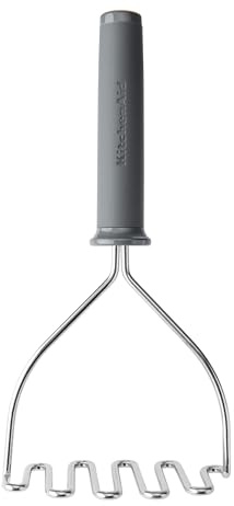 KitchenAid Soft Grip Kartoffelstampfer - Holzkohle Grau