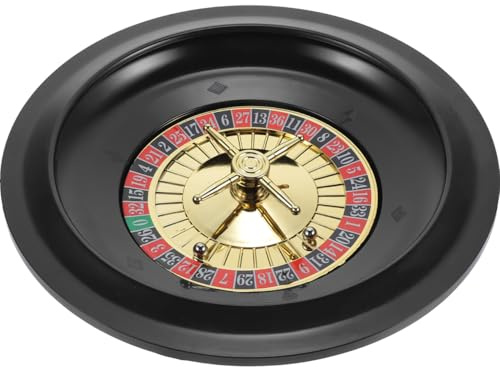 Toyvian Pokerspielrad Russian Roulette Set Für Partyspiele Tischspiel Requisite Drehendes Für Spiele Leicht Zu Tragen Und Zu Lagern 10.04 X 10.04 X 1.77in