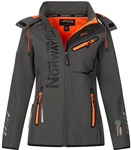 Geographical Norway Damen Softshell Funktions Outdoor Regen Jacke IMS Edition Sport wasserabweisend S M L XL XXL