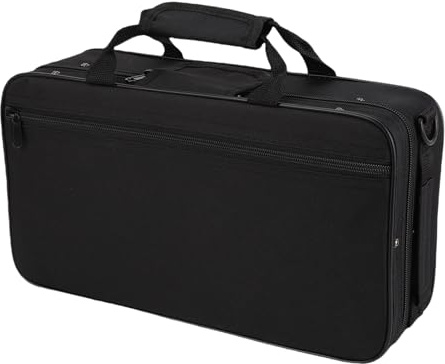 Sotrage Tasche Klarinette mit Riemen, Klarinettenkoffer für Deutsche B Klarinette Koffer, Rucksack Verdickter, Klarinettentasche aus Oxford Stoff Klarinetten Koffer mit Schwarzem Schaumstoff