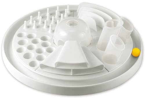 Bayer Design Love, Edupet Katzenspielzeug Center, intelligentes Futterspiel/Activity Board - 05005AA, weiß