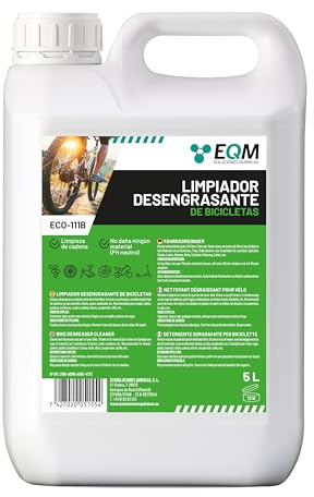 EQM - ECO-111B - Fahrradreiniger - 5L - Gültig für alle Materialien (Aluminium, Titan, Stahl, Eloxal, Usw) - Fahrrad Kettenreiniger