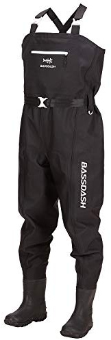 Bassdash 3D Anglerhose Wathose Wader Ultra High Strength Black Plaid Nylon PVC Angeln Jagd Wathosen für Männer