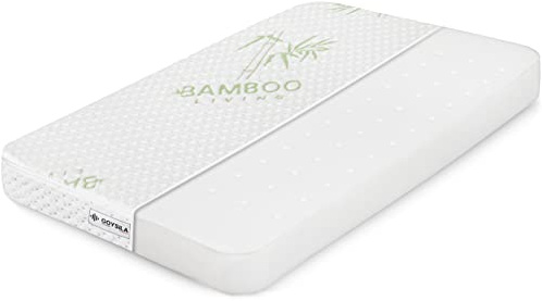 GOYSILA Babymatratze 83x50x7 cm Beistellbett Matratze Atmungsaktiv Anti Erstickung Kompatibel mit Chicco Next2Me Magic Lullago Kinderkraft UNO Cam Cullami Hauck Babybett Oeko-Tex Zertifiziert
