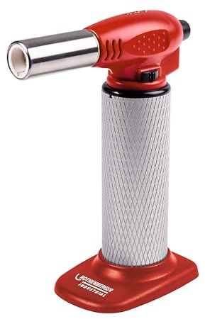 ROTHENBERGER Industrial Flambierbrenner, Universalbrenner HOT FIRE, Creme Brulee, Flambieren, Karamellisieren, Gratinieren, Gastronomie, Über-Kopf-Arbeiten möglich, wiederbefüllbar, 1500002990