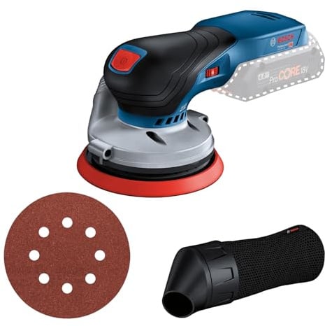 Bosch Professional 18V System Akku Exzenterschleifer GEX 18V-125 (inkl. Schleifteller (125mm), 1x Schleifpapier, Staubbeutel, ohne Akku/Ladegerät)