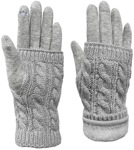 Bseical Handschuhe Damen Winter, Winterhandschuhe Damen Thermo Touchscreen