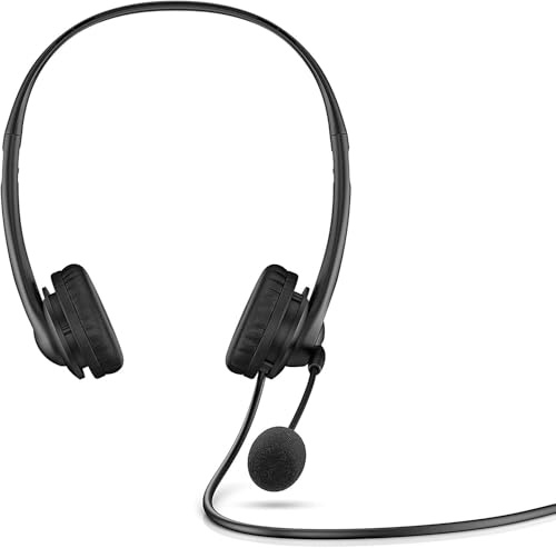 HP Stereo-Headset (3,5 mm) G2 | 1,8 m Kabellänge | 88 g | Schwarz