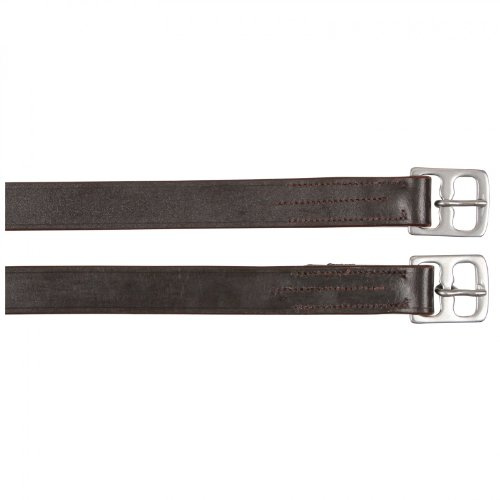 Covalliero Steigbügelriemen, schwarz, 145cm, 27mm, Leder, Pferd, verstellbar