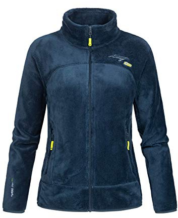 Geographical Norway Upaline Lady - Fleecejacke Damen Fine Frauen Warm Fermetur Zip - Jacke Fleece Herbst Winter Frühling Warm Frauen - Long Sleeve Pullover Pelz Weich Komfort Outdoor