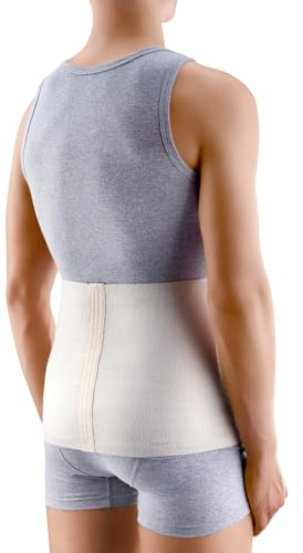 Tonus Elast Merino & Baumwolle Rückenwärmer, Nierenwärmer, Wärmegürtel für Damen und Herren, Nierengurt, Nierenschutz, Thermo Gurt, Leibwärmer aus Wolle (XL)