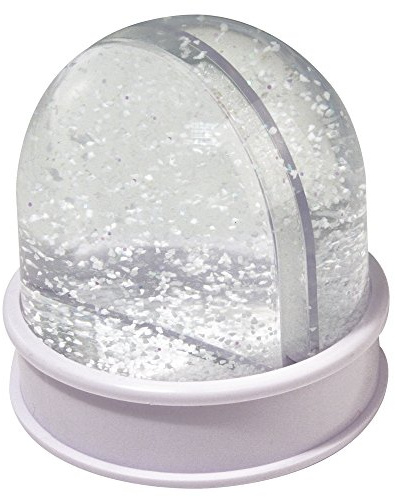 RAYHER - Schneekugel, � 90 mm,H. 95 mm,Fotogr��e: B.70 H.63 mm