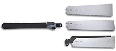 MAGMA J-KSSETK Profi-Japansägenset Fujiyama klappbar 4-teilig Feinsäge für Handwerk und Industrie, Klappsägen-set