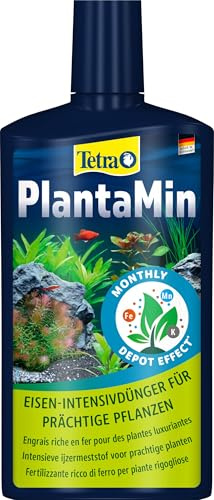 Tetra PlantaMin Universaldünger - flüssiger Eisen-Intensivdünger für prächtige und gesunde Wasserpflanzen im Aquarium, monatliche Anwendung, 500 ml