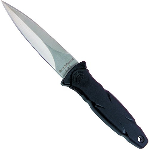 Smith & Wesson Erwachsene Messer H.R.T. Stiefeld SWHRT, schwarz, 19 cm, 42769