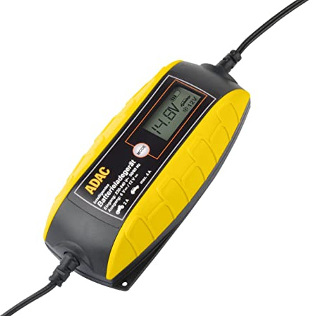 ADAC Batterie-Ladegerät, 6 und 12 Volt, mit Komfort-Klemme | M12716
