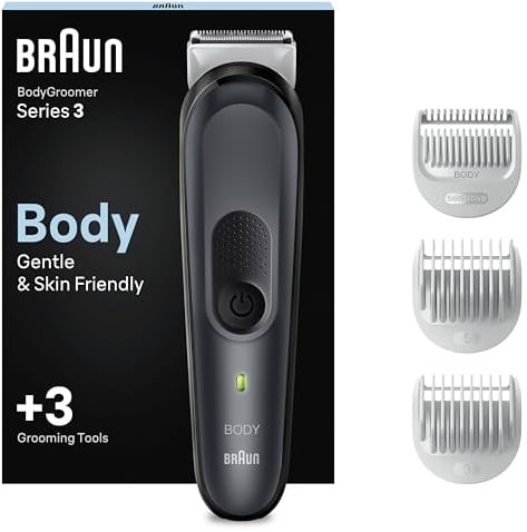 Braun Bodygroomer - BG3350, Schwarz - Grau