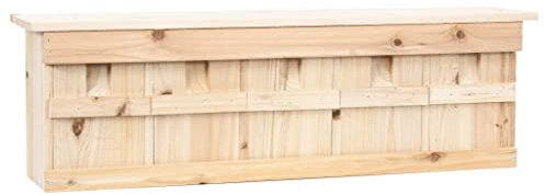 SKM Spatzenhaus 5-Fach 68x15x21 cm Tannenholz, Weight: 2.8 kg, 47245