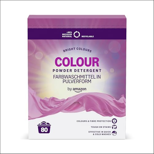 by Amazon - Color Waschpulver, 4,8kg, 80 Waschladungen