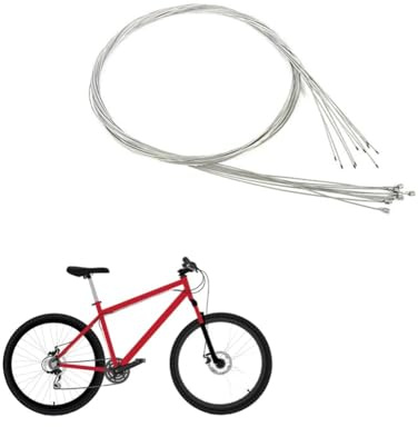 Schaltzug, 10Pcs 2M Edelstahl Bowdenzug Umwerfer Schaltwerk Schaltkabel Fahrrad Austauschbarer Innerer Schaltwerkdraht
