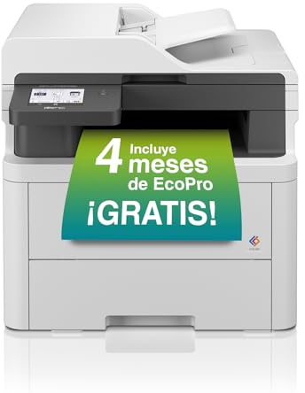 Brother MFC-L3740CDWE EcoPro - Kompaktes 4-in-1 Farb-LED Multifunktionsgerät mit WLAN/LAN, ADF und Automatischem Duplexdruck