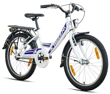 Rezzak 20 Zoll Mädchenfahrrad Kinderfahrrad mit Rücktrittbremse RH 33 Lila Neu -054