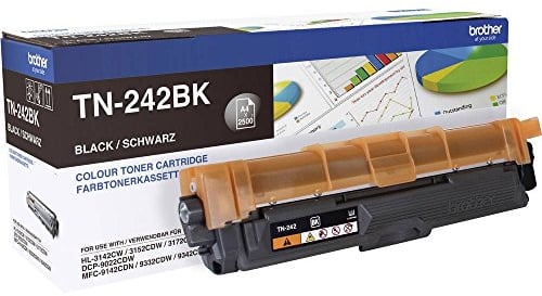 Brother Original TN-242BK Tonerkassette shwarz HL-3142CW, HL-3152CDW, HL-3172CDW, DCP-9017CDW, DCP-9022CDW, MFC-9142CDN, MFC-9332CDW, MFC-9342CDW
