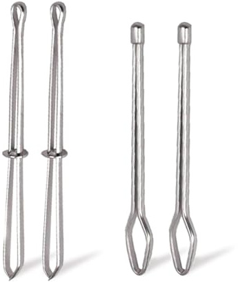 4 Stück Einfädler für Kordelzüge,Metall Einfädelhilfe für Kordelzug Durchziehnadel Einfaches schnelles Einfädeln von Kordelzügen DIY Kordel Einfädler Clip Nähwerkzeug für Jogginghosen,Kapuzenpullis
