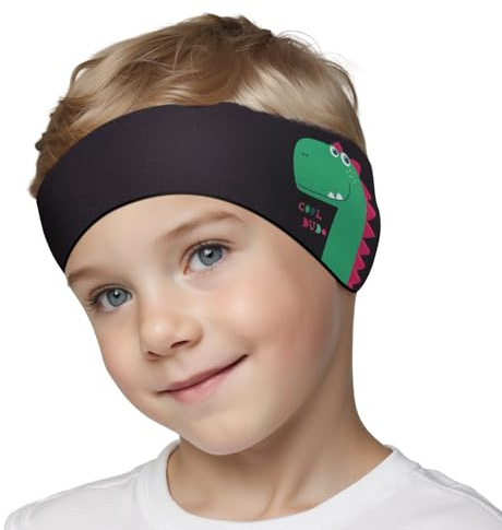 HeySplash Kinder Schwimmstirnband, Elastisches Neopren Ohrenschutz | Hoch elastisches Neopren Stirnband mit Klettverschluss, hält Wasser draußen und sichert Ohrstöpsel beim Schwimmen und Baden