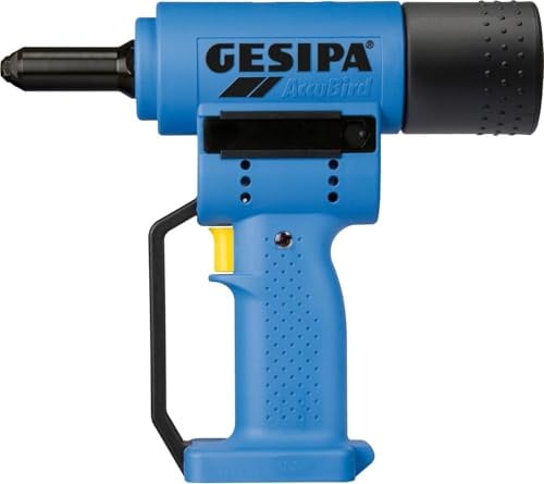 Gesipa AccuBird Akku-Blindniet-Setzgerät 2,4-5mm 10000 N Blau mit Li-Ion Akku & Ladegerät