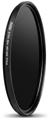 DolDer ND1000 67mm Filter, X-Pro Series Slim Neutral Graufilter ND1000 (10 Stops) Objektivfilter mit 16 Nanobeschichtungen (67mm)
