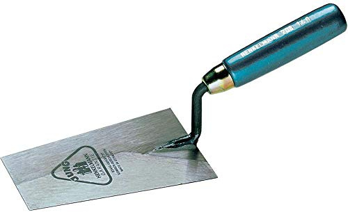 jung_henkelmann Henkelmann Berner Putzkelle (konischer Schliff, Carbonstahl, Länge 140 mm, Holzgriff) 706 140 00