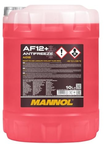 MANNOL 4012 Antifreeze AF12+ (-40) Longlife 10 L