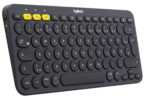Logitech K380 Multi-Device Bluetooth-Tastatur QWERTZ Schwarz