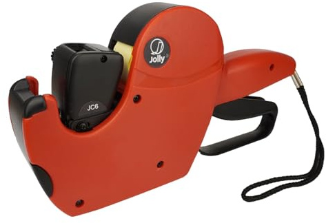 Preisauszeichner Jolly für 26x12mm Etiketten JC6 6-stellig rot für Datum und Preis