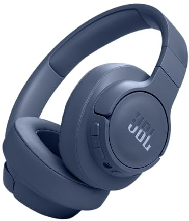 JBL Tune 770 NC – Kabellose Over-Ear-Kopfhörer mit adaptivem Noise-Cancelling und faltbarem Design – Bis zu 70 Stunden Akkulaufzeit mit Schnellladefunktion – Blau