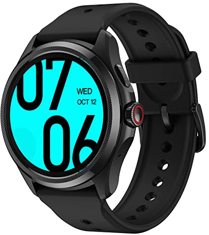 Ticwatch Pro 5 Android Smartwatch für Männer Snapdragon W5+ Gen 1 Wear OS Bis zu 80 Stunden Akkulaufzeit Gesundheit Fitness Tracking 5ATM Wasserbeständigkeit Kompass Nicht mit dem iPhone kompatibel