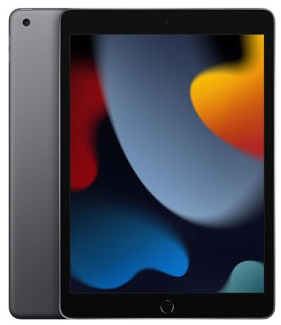Apple iPad (9. Generation, 10.2-Zoll, 2021), 64GB, Wi-Fi, Space Grau (Generalüberholt)