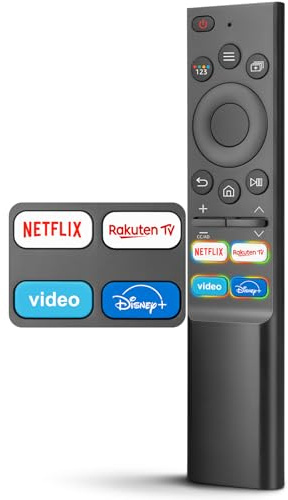 Universal für Samsung-Smart-TV-Fernbedienung, Neueste aktualisierte Infrarot-Samsung-Fernbedienung mit Schnelltasten