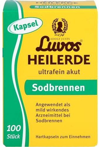 Luvos Heilerde ultrafein akut Kapseln bei Sodbrennen, 100 St. Kapseln