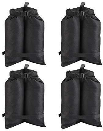 ValueHall Pavillon Standfuß Sandsäcke Gewichtstaschen 4er Set Zelt Sandsack Pavillon Gewichte Doppelnähten Sand Tasche Pavillonstandfüße für Pavillon Partyzelt Gewichtete Füße Tasche V7059E