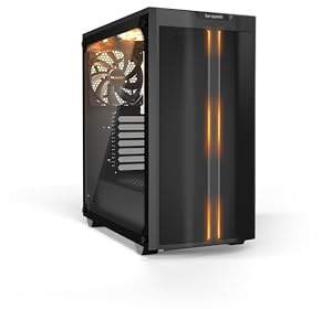 be quiet! Pure Base 500DX Black PC-Gehäuse, 3X Pure Wings 2 Lüfter, ARGB LEDs, Radiatoren bis 360mm, Seitenfenster aus Temperglas