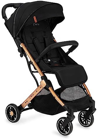 MoMi ESTELLE Reise Buggy Klein Zusammenklappbar - Kinderwagen Klappbar für Kinder bis 15kg ab 6 Monaten - Reisebuggy mit Liegefunktion - Kinderbuggy Leicht 7,5kg - 5-Punkt-Sicherheitsgurt